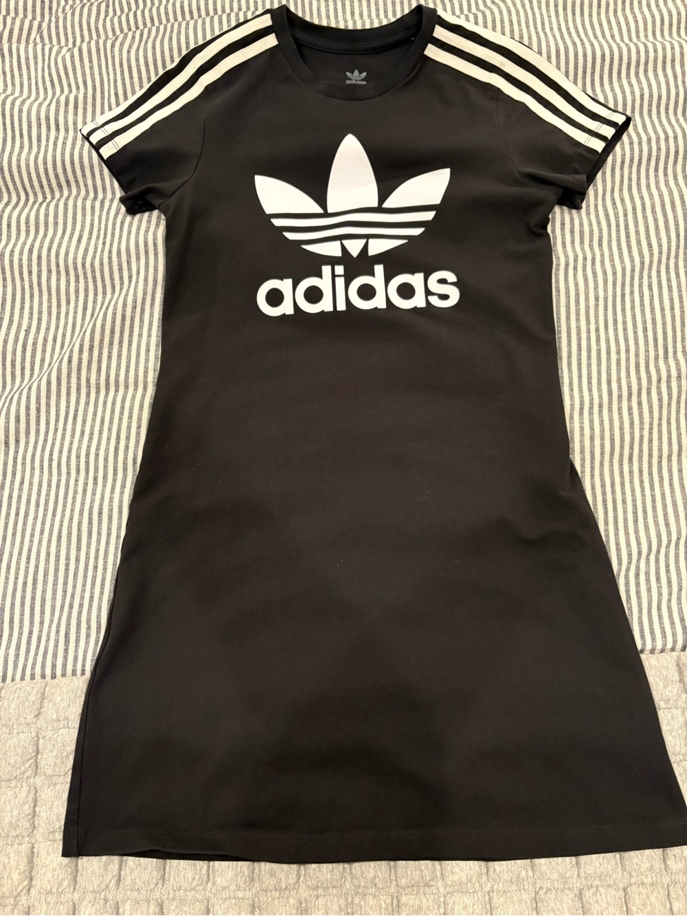 Adidas Black and White Tee Dress for Kids